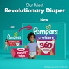 image:imagePampers Diapers  Cruisers 360  Size 8 60 Count up to 100 Leakproof Fit Designed for Active Babies Pull On DiaperSize 6