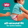 image:imagePampers Diapers  Cruisers 360  Size 8 60 Count up to 100 Leakproof Fit Designed for Active Babies Pull On DiaperSize 7