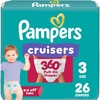 image:imagePampers Diapers  Cruisers 360  Size 8 60 Count up to 100 Leakproof Fit Designed for Active Babies Pull On DiaperSize 3